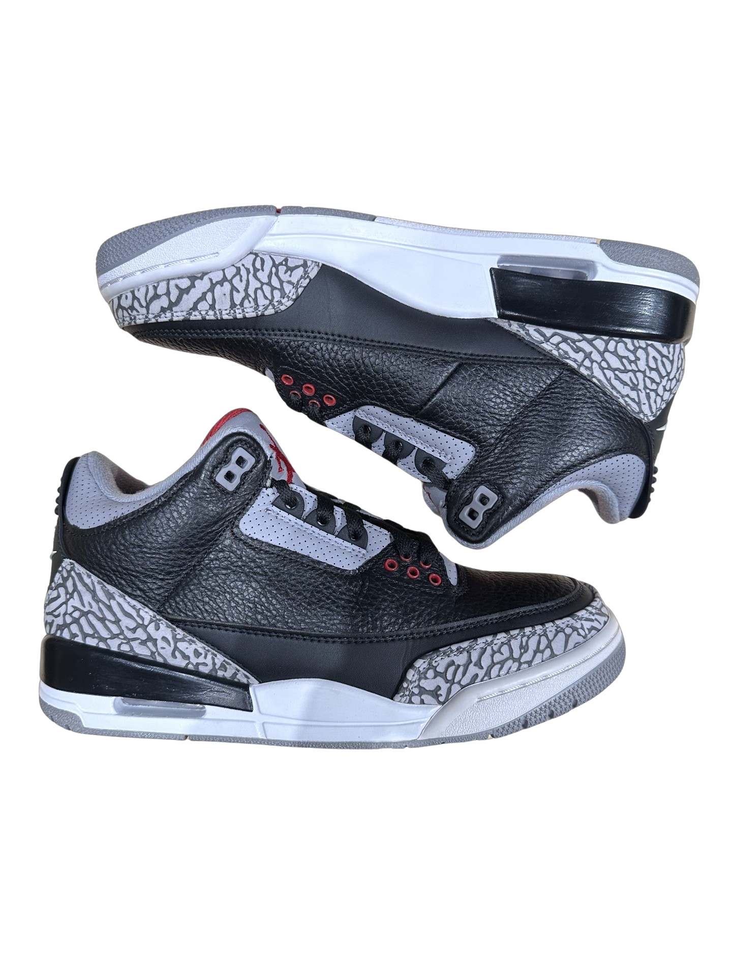 Jordan 3 Retro Black Cement (2018) (Worn, Original All)