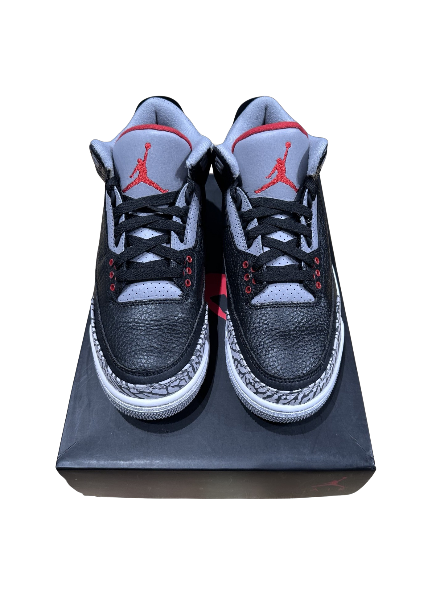 Jordan 3 Retro Black Cement (2018) (Worn, Original All)