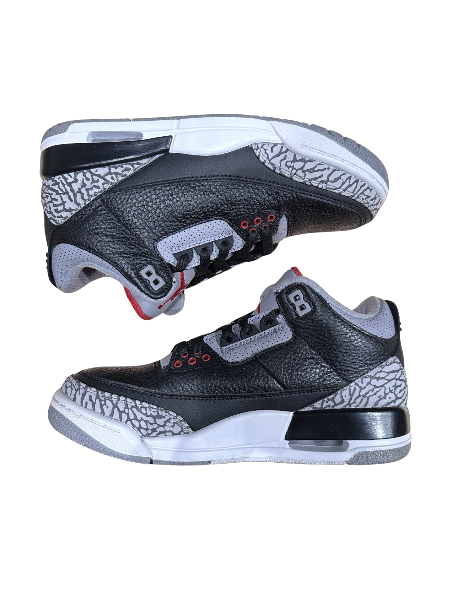 Jordan 3 Retro Black Cement (2018) (Worn, Original All)