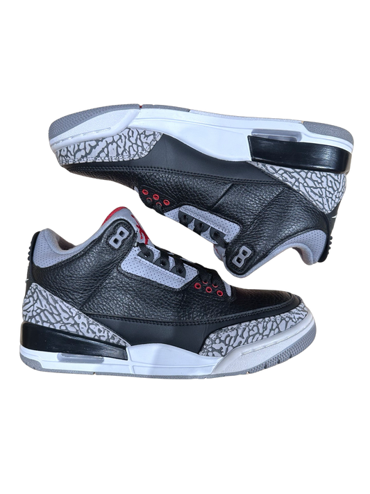 Jordan 3 Retro Black Cement (2018) (Worn, Original All)