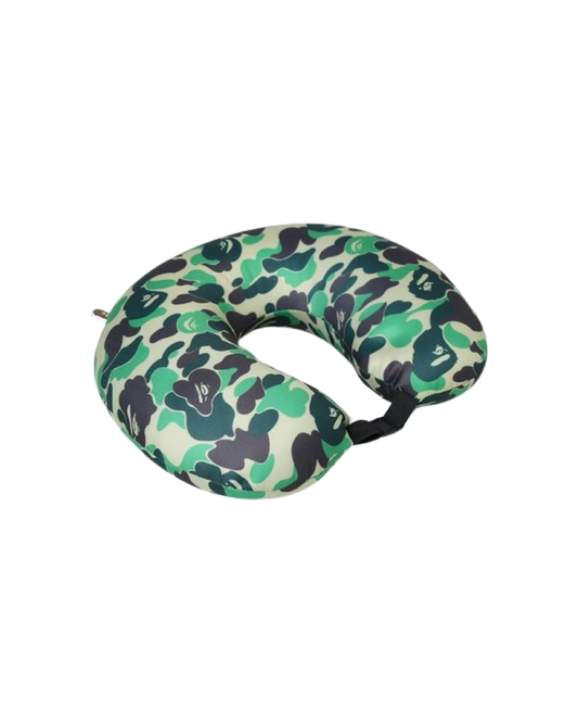 Bape ABC Camo Neck Pillow Green