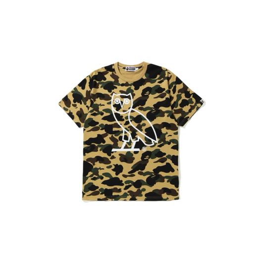 BAPE x OVO 1st Camo Tee Yellow