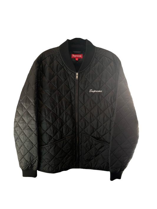 Supreme Zapata Quilted Work Jacket Black