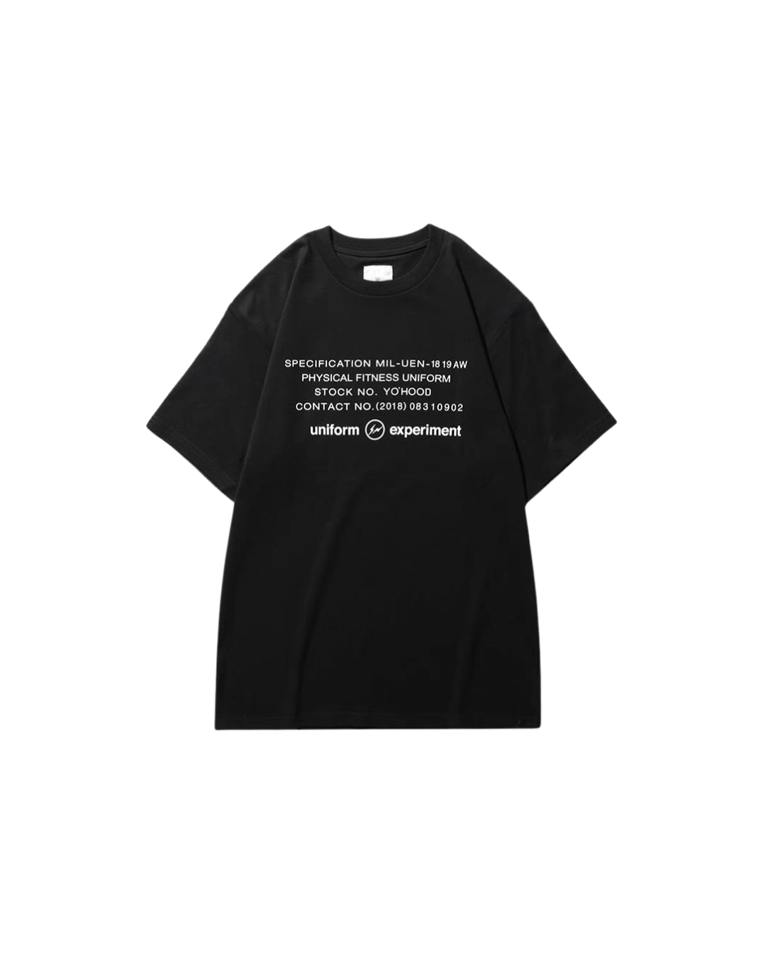 Uniform Experiment x Fragment Design Physical Fitness Uniform Black