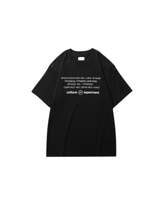 Uniform Experiment x Fragment Design Physical Fitness Uniform Black