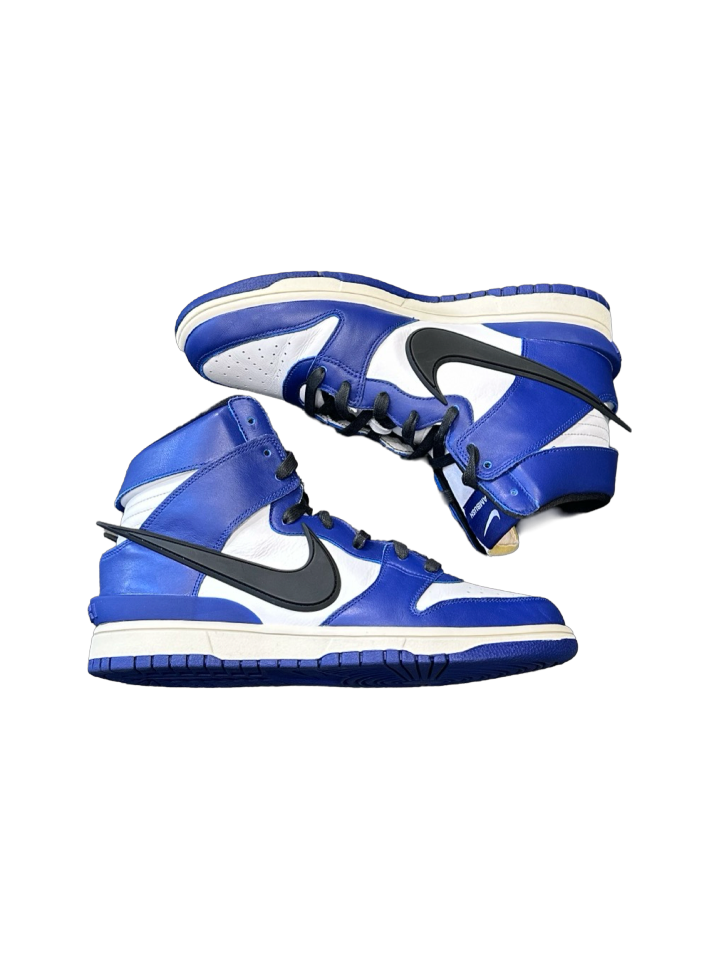 Nike Dunk High AMBUSH Deep Royal (Worn, Original All)