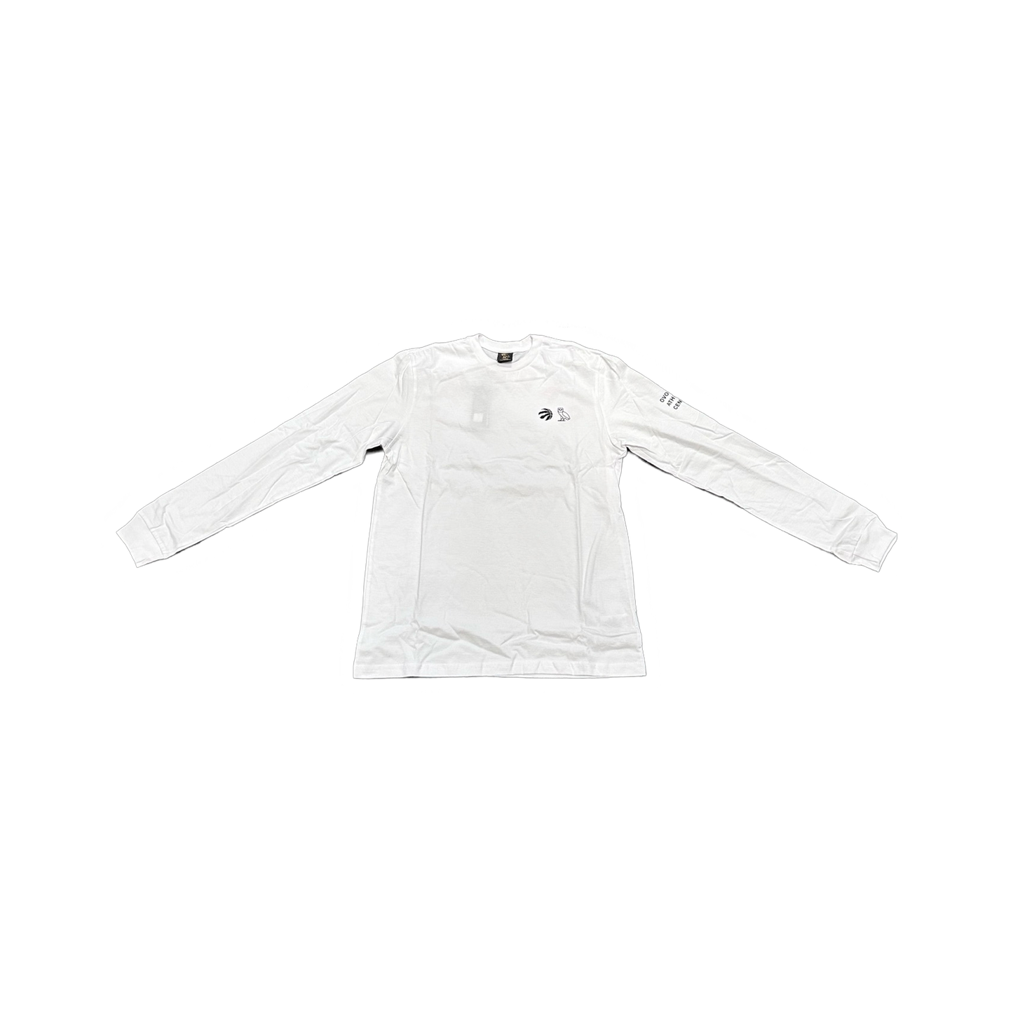 OVO x Raptors Athletic Centre Long Sleeve Shirt White