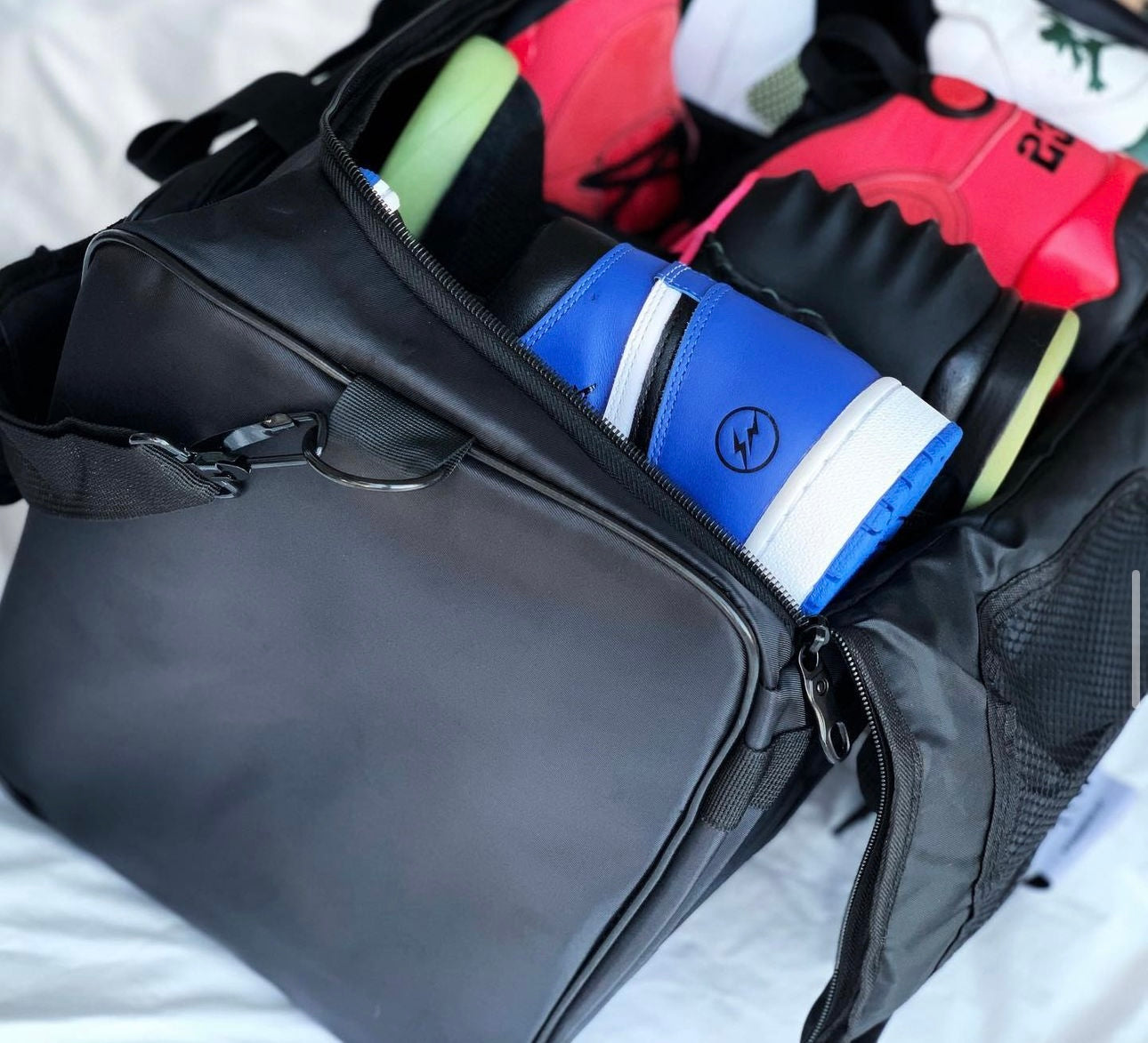 The Headquarter Sneaker Travel Duffle Black