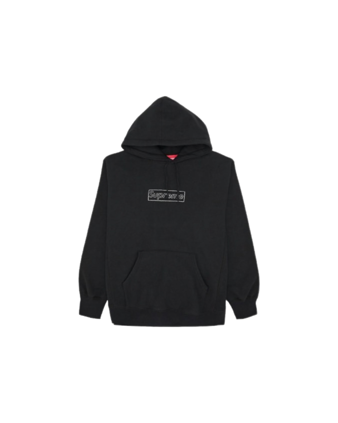 Supreme KAWS Chalk Logo Hooded Sweatshirt Black