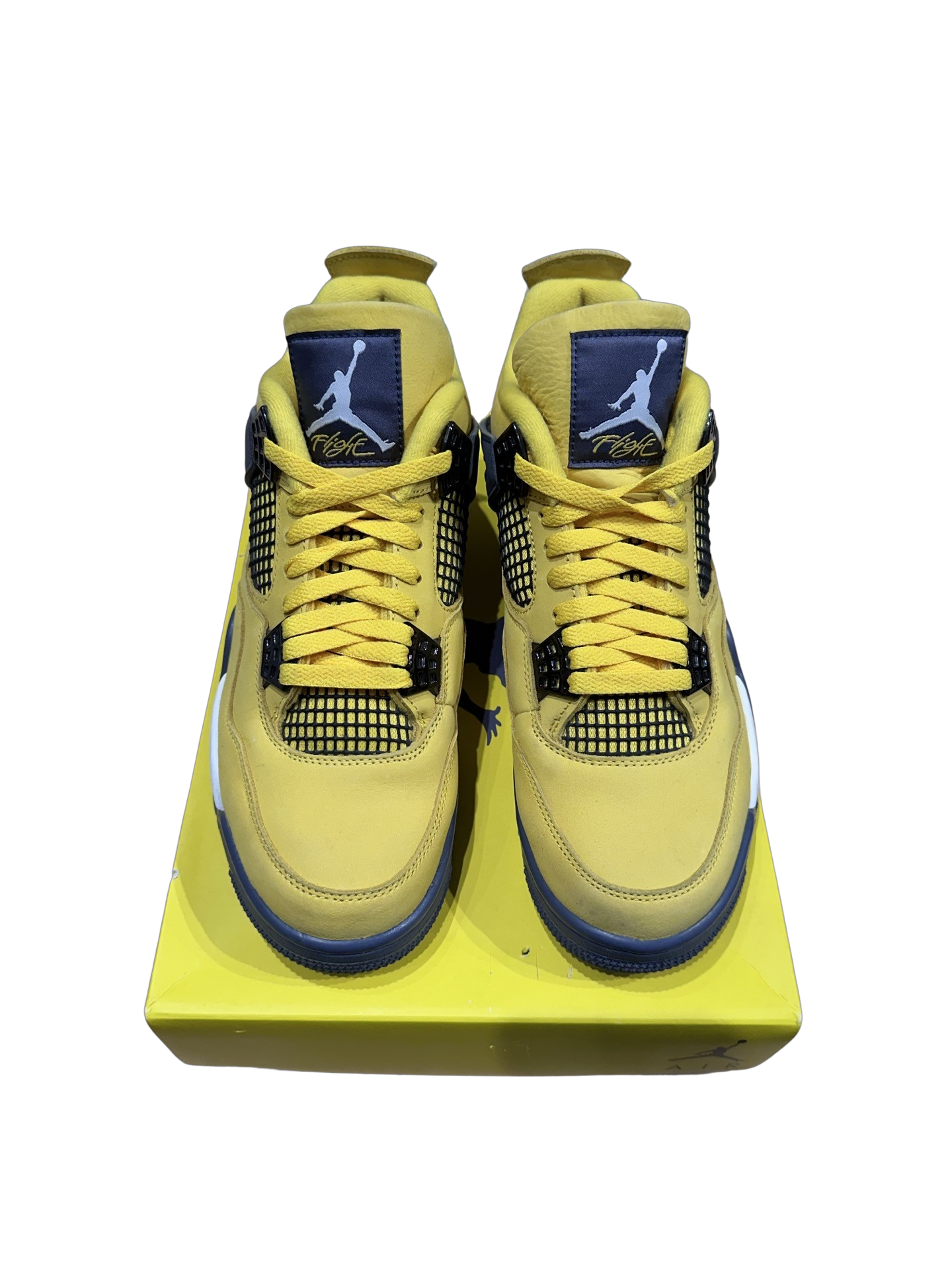 Jordan 4 Retro Lightning (2021) (Worn, Original All)